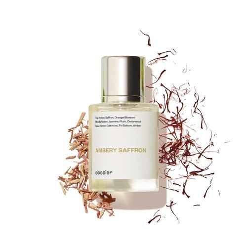 Dossier - PACK of 2 - Eau de Parfum - Floral Marshmallow (1.7 Fl Oz) - Ambery Saffron (1.7 Fl Oz) - Perfume Luxury - Pure Infused - Paraben Free - Vegan - Feminin - For Women