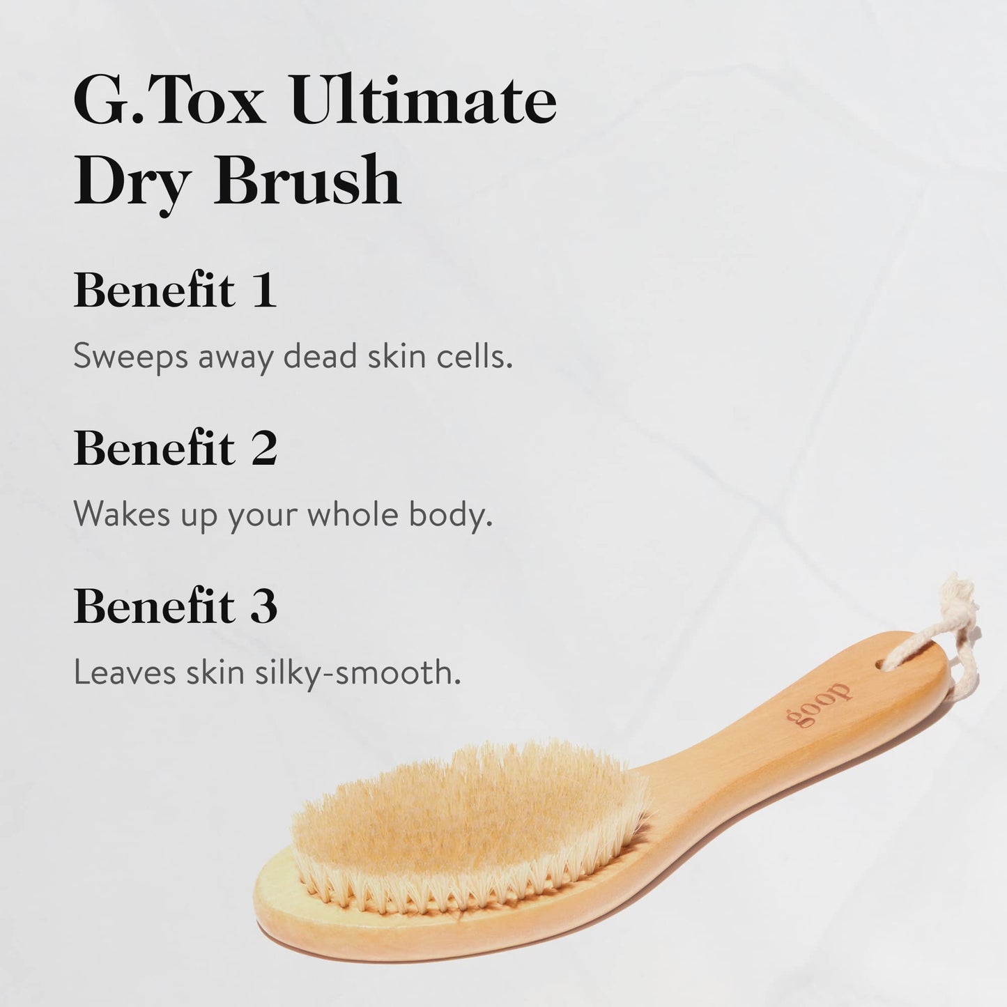 goop Beauty Dry Brush & Body Oil Bundle | Exfoliating & Detoxifying Dry Brush to Sweep Away Dead Skin Cells | 4 fl oz Fast-Absorbing Hydrating Body Oil to Moisturize Dry Skin | Silicone & Paraben Free