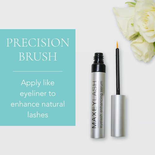 MaxeyLash Eyelash Enhancing Serum – Daily Lash Treatment for the Appearance of Longer, Thicker, Fuller Lashes, Natural Lash Lift Effect – 3.5 mL