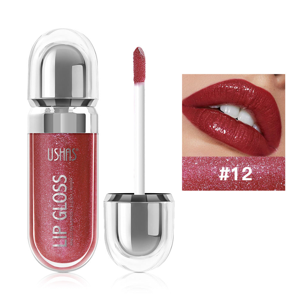 Pearlescent Liquid Lipstick Long-Lasting Waterproof Nonstick Lip Color