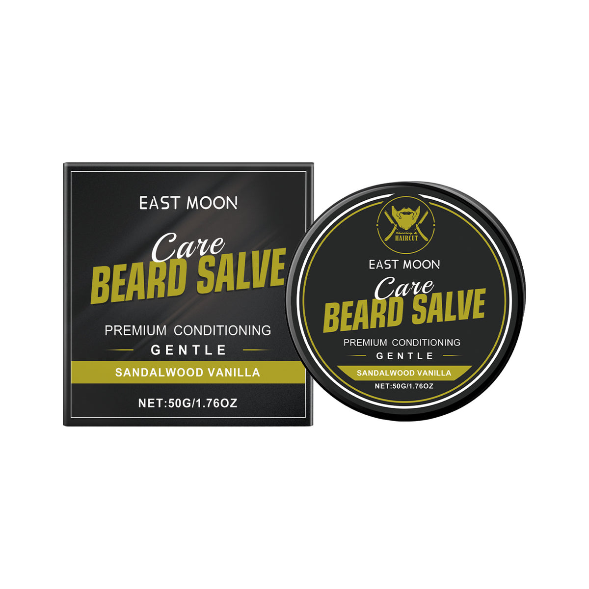 Men's Beard Care Nourishing Cream - Moisturizing & Gentle Cleaning, 50g