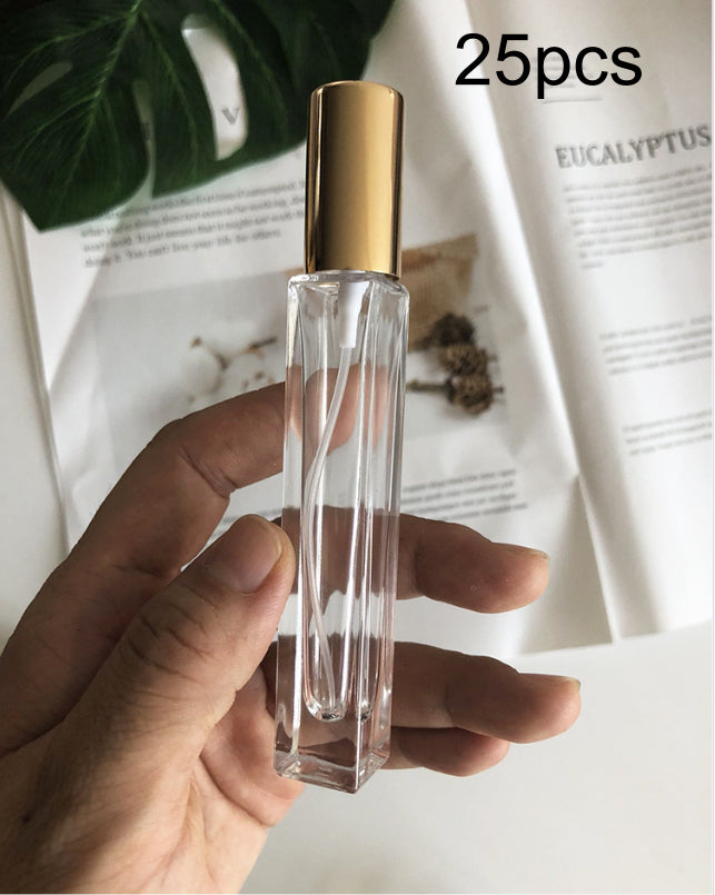 Portable Glass Perfume Spray Bottle 10ml Refillable Travel Container