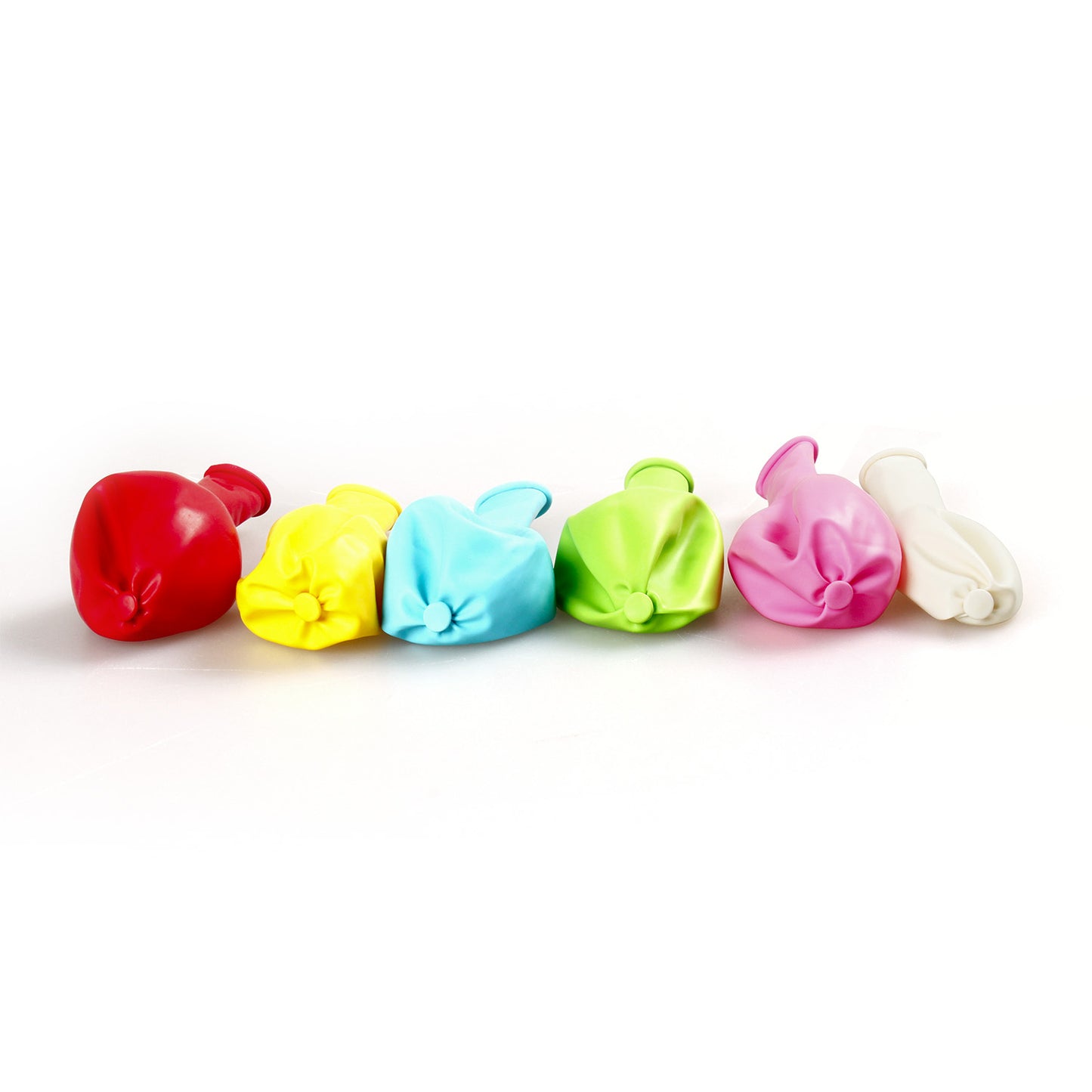 6-Pack LED Light Up Balloons - Colorful Night Lights for Parties