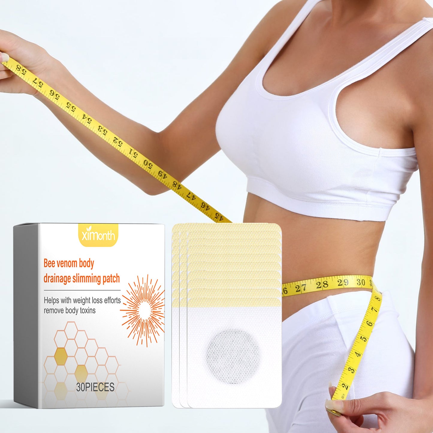 Bee Venom Lymphatic Body Sculpting Patches - Natural Herbal Shaping Care