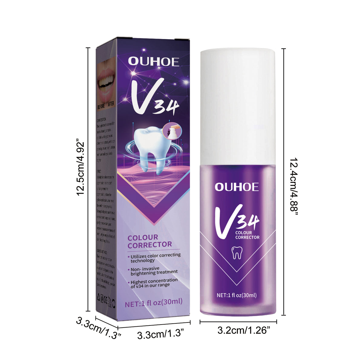 Purple Whitening Toothpaste 30ml