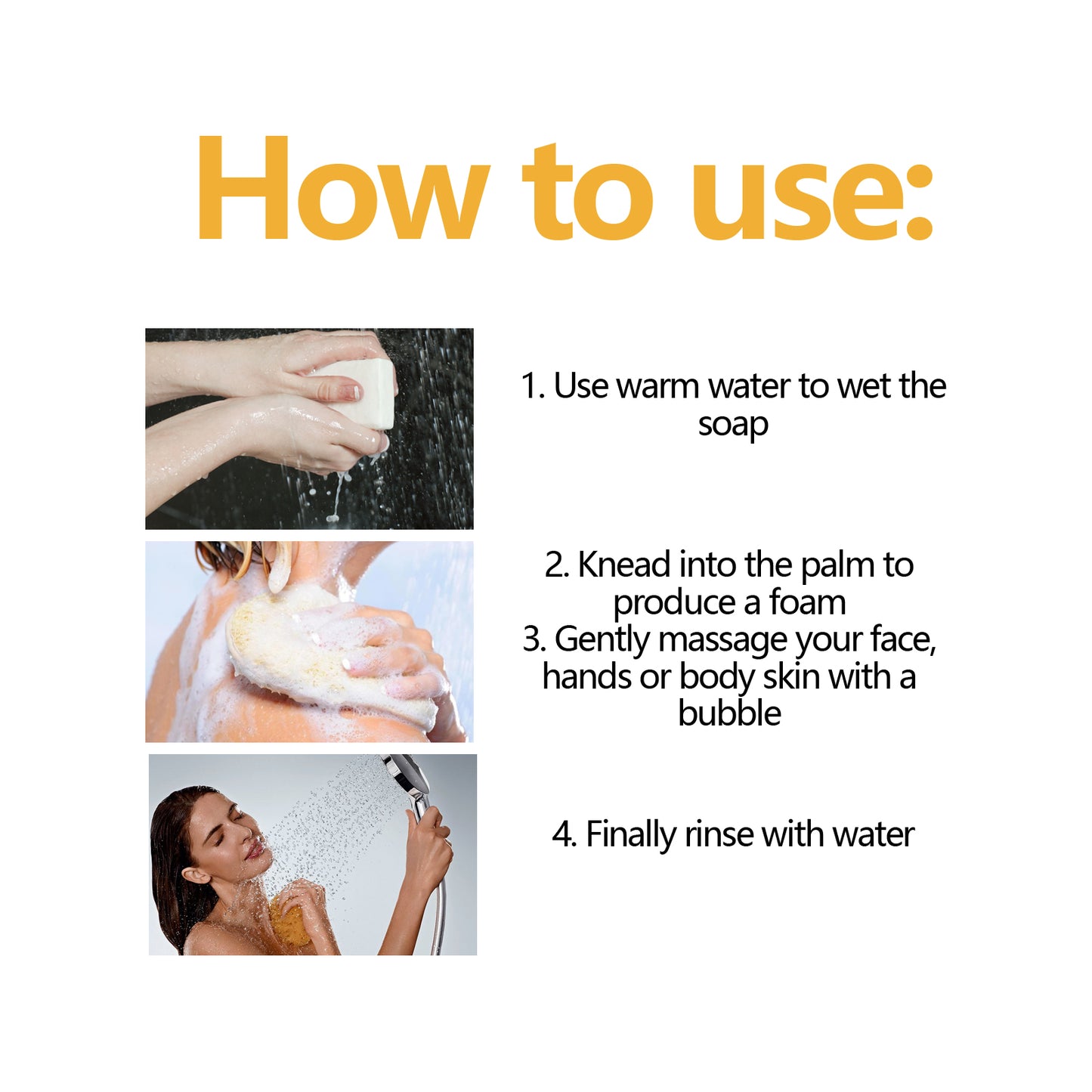 Turmeric and Kojic Acid Brightening Bar Soap for Face and Body