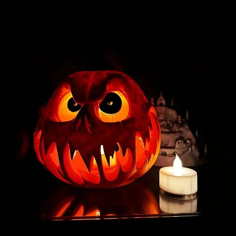 Elegant Pumpkin Light Decoration for Halloween Parties