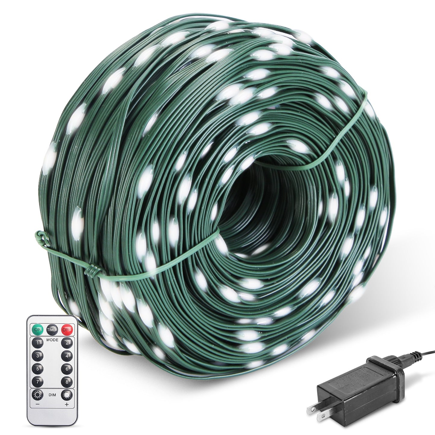 330FT Outdoor Christmas String Lights with Remote & 8 Modes