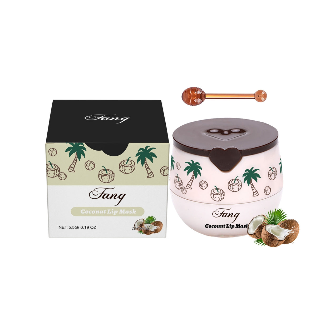Moisturizing Lip Mask with Strawberry Propolis - Hydrating Lip Care