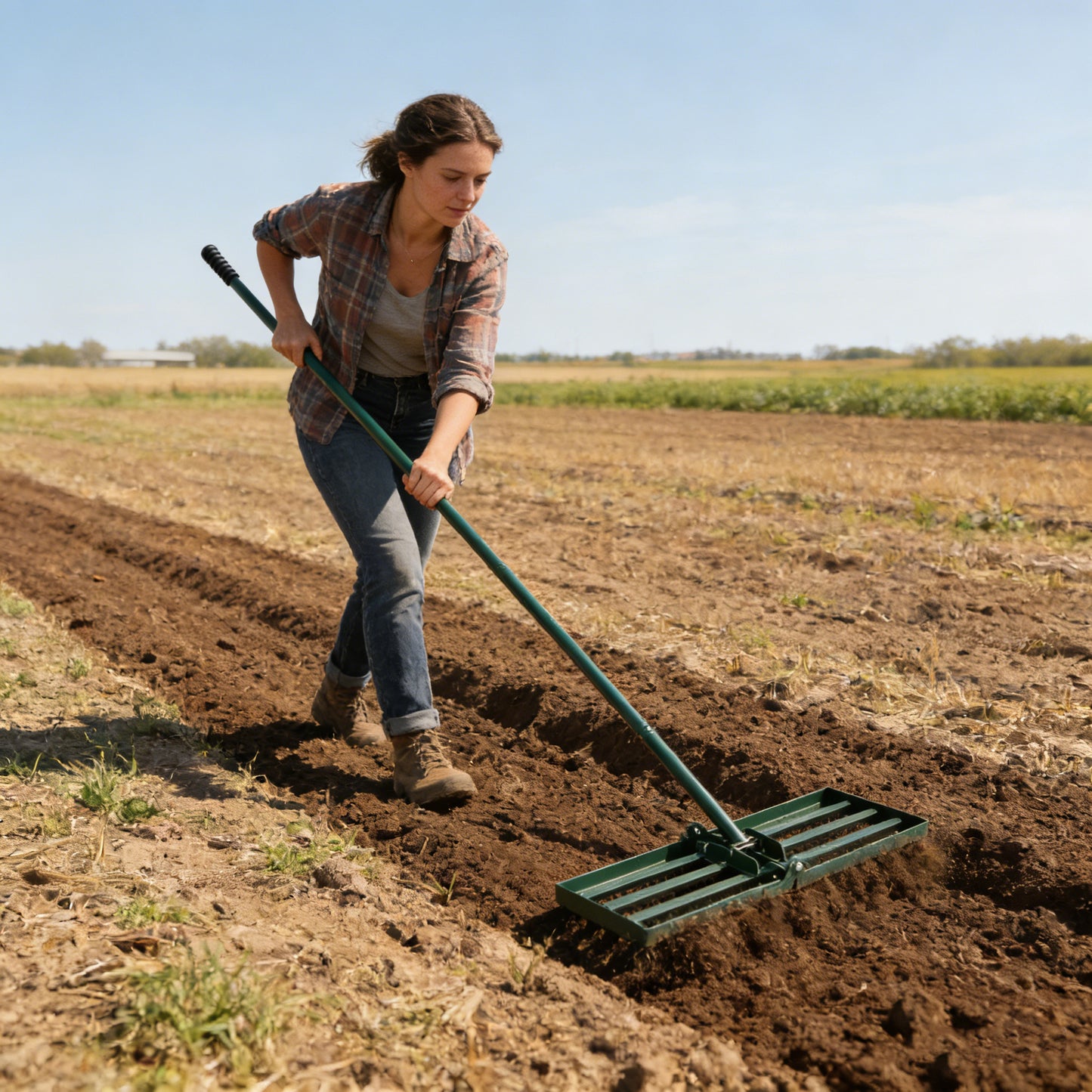 Garden Farmland Golf Course Compost Sand Leveling With 79.5 Long