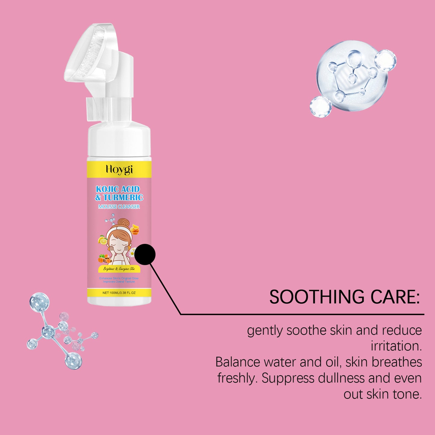 Turmeric Acid Exfoliating Facial Cleanser - Brightening Skin Care