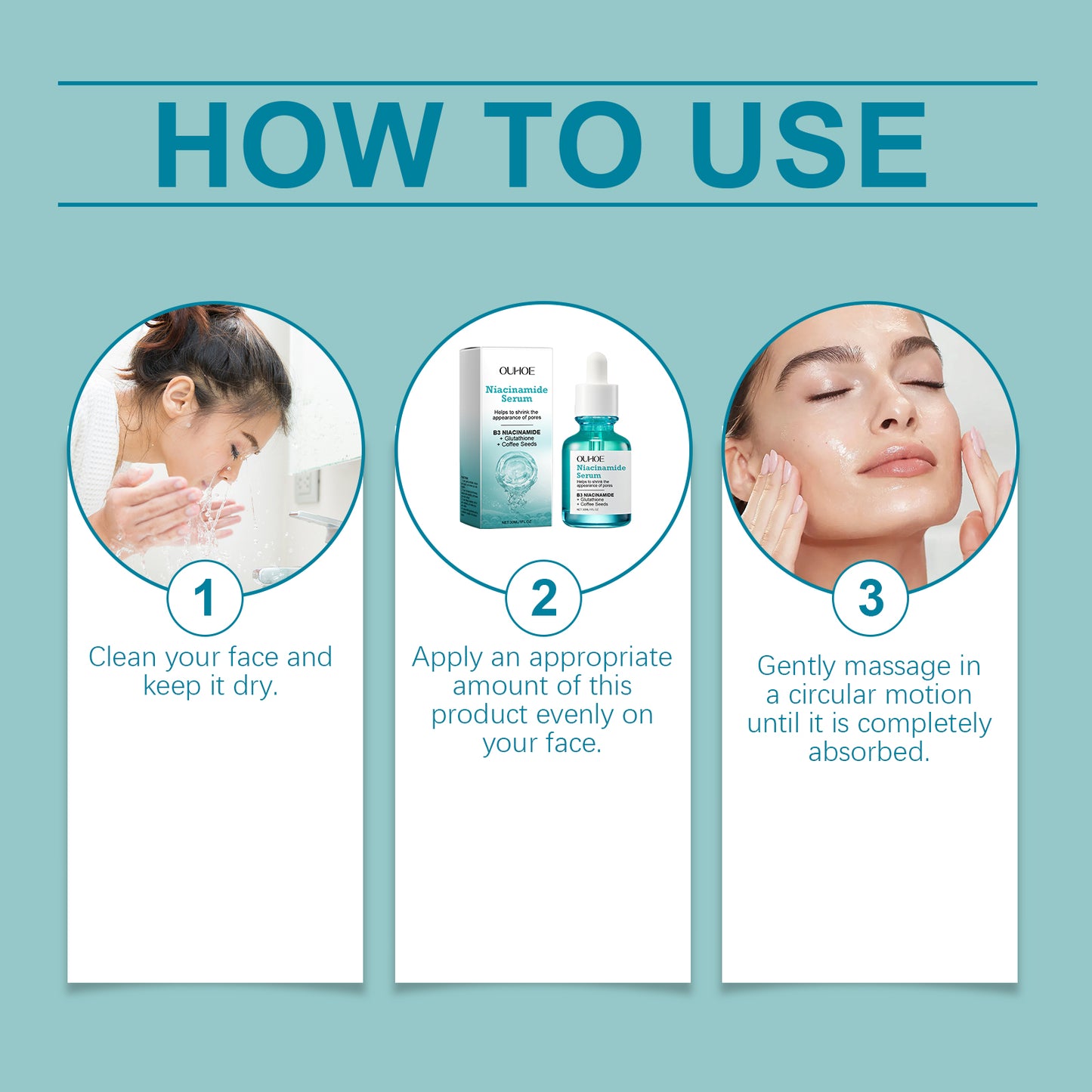 Nicotinamide Brightening Serum - Hydrating Facial Essence 30ml