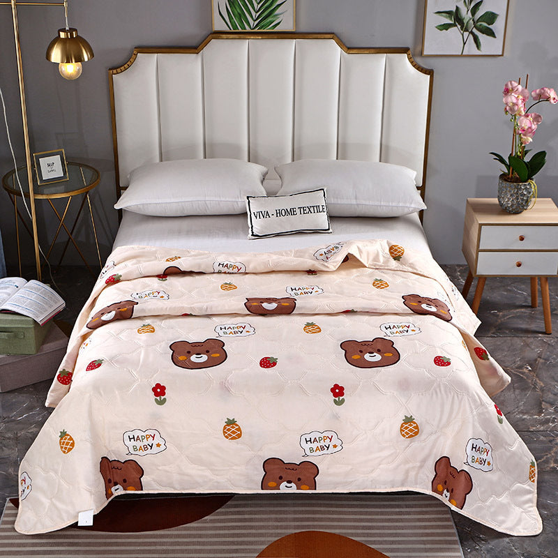 Summer Cotton Quilt for Air Conditioned Bedrooms - Multiple Sizes & Patterns