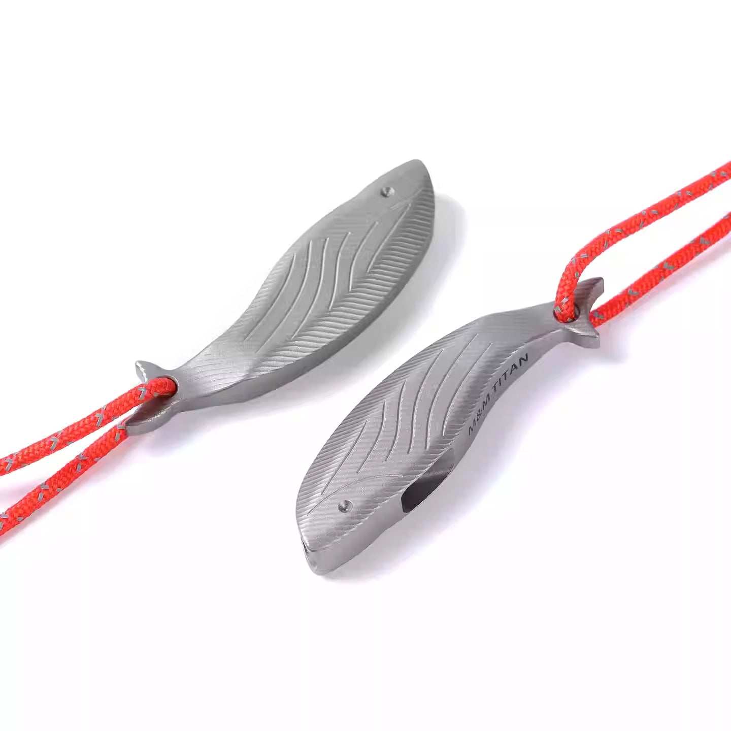 Titanium Emergency Whistle for Camping Hiking Outdoor Survival