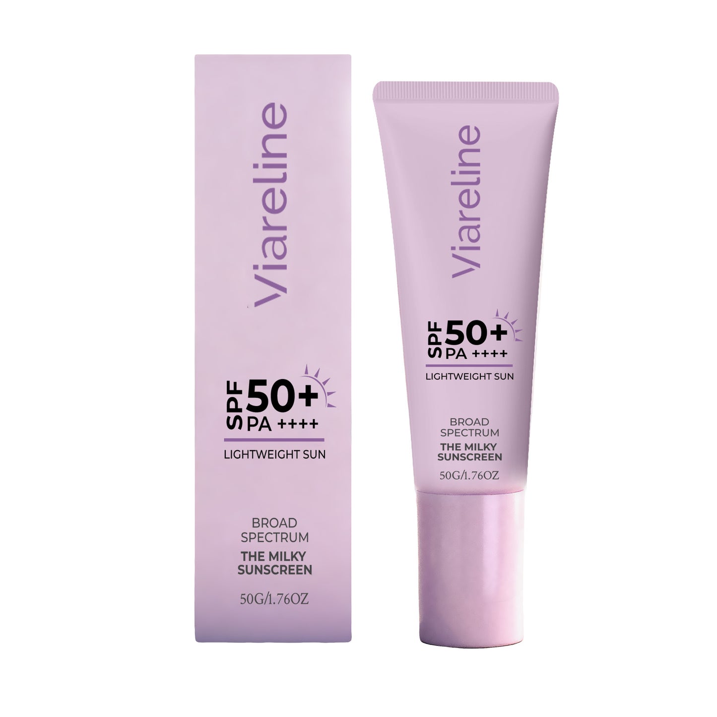 Lightweight Moisturizing Sunscreen SPF 50g for Face & Skin Protection