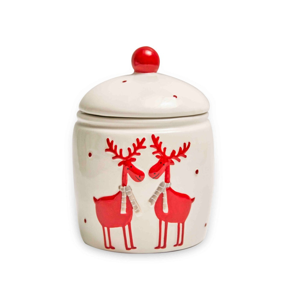 Ceramic Elk-Shaped Candy Storage Tank - Creative Food Organizer