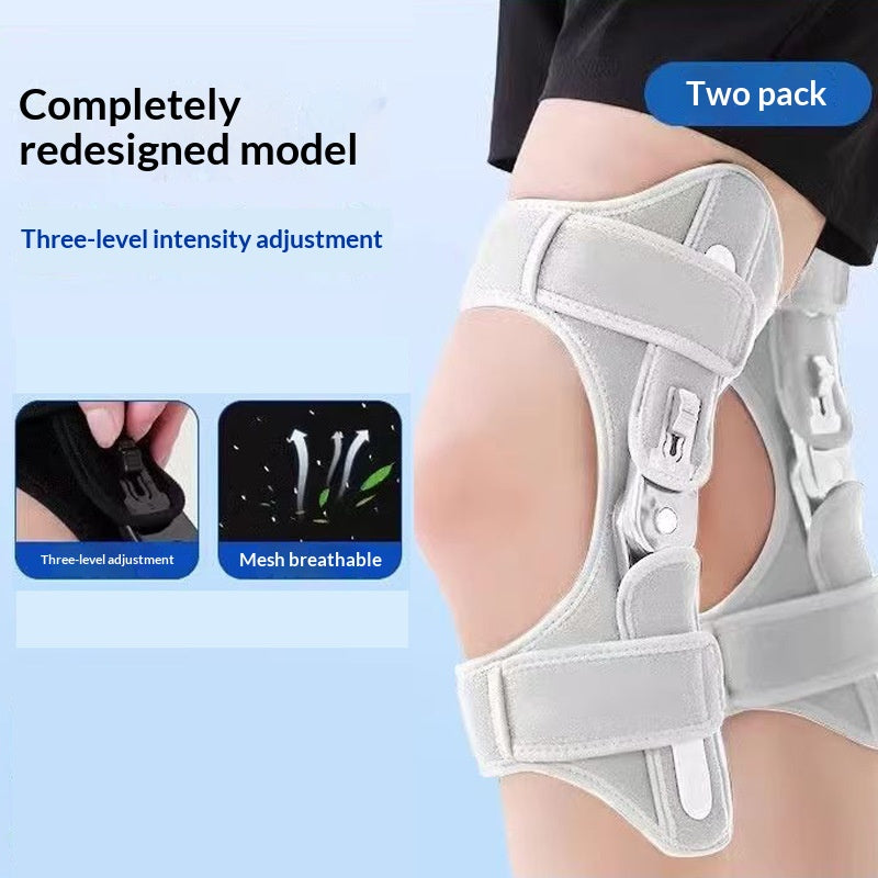 Knee Support Brace for Adults - Grey Single with Strap