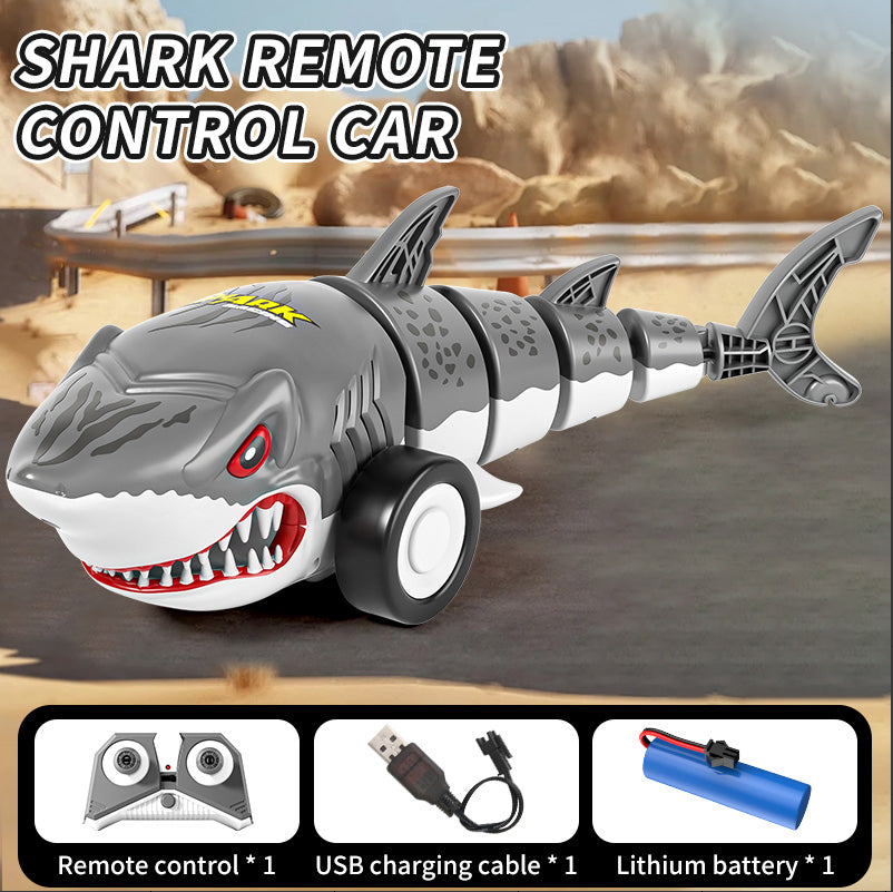 Remote Control Shark Car - 2.4GHz Stunt Drift Toy for Kids