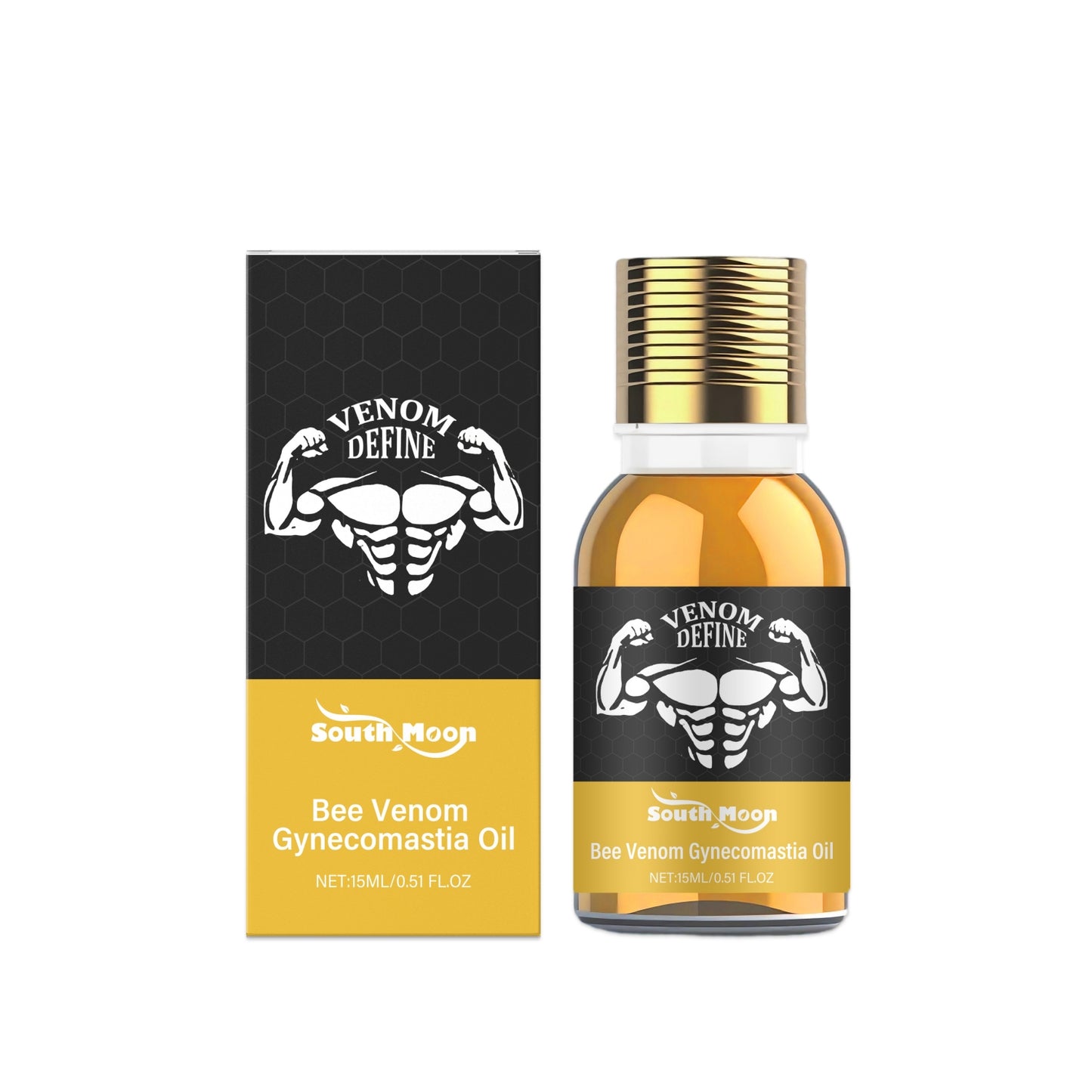 Male Chest Tightening Oil - 15ML Natural Skin Firming Serum