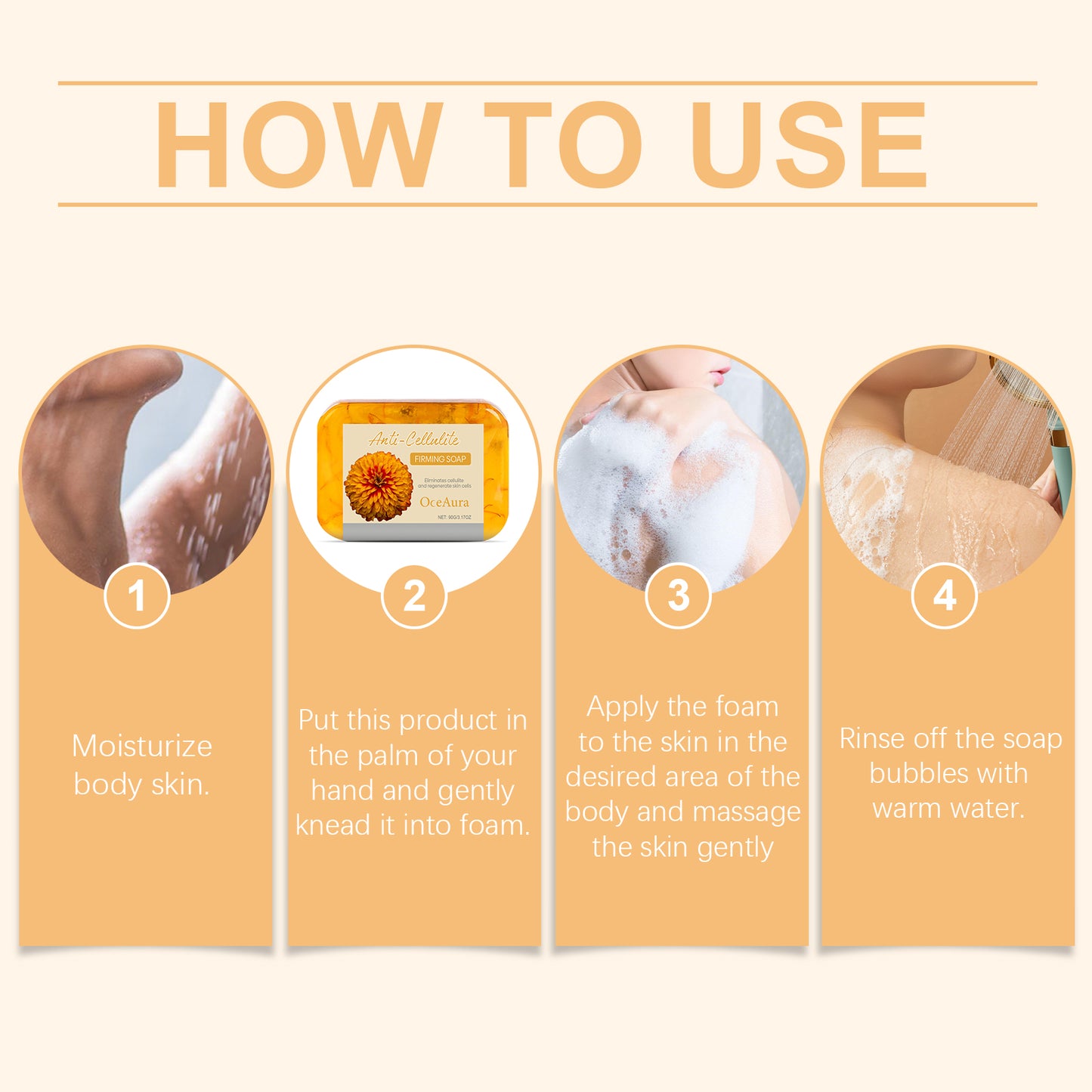 Moisturizing Shea Butter Body Soap with Niacinamide for Smooth Skin