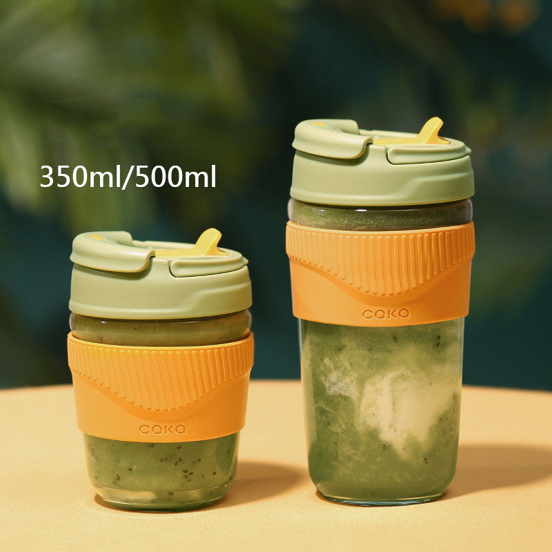 Handheld Ceramic Stainless Steel Insulated Cup - Large Capacity Drinkware