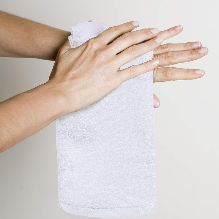 12-Pack Cotton Washcloth Set - Soft & Highly Absorbent Face Cloths