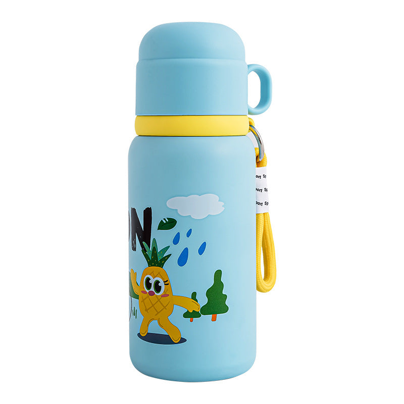 Insulated Children’s Stainless Steel Cup with Carrying Strap - 450ml