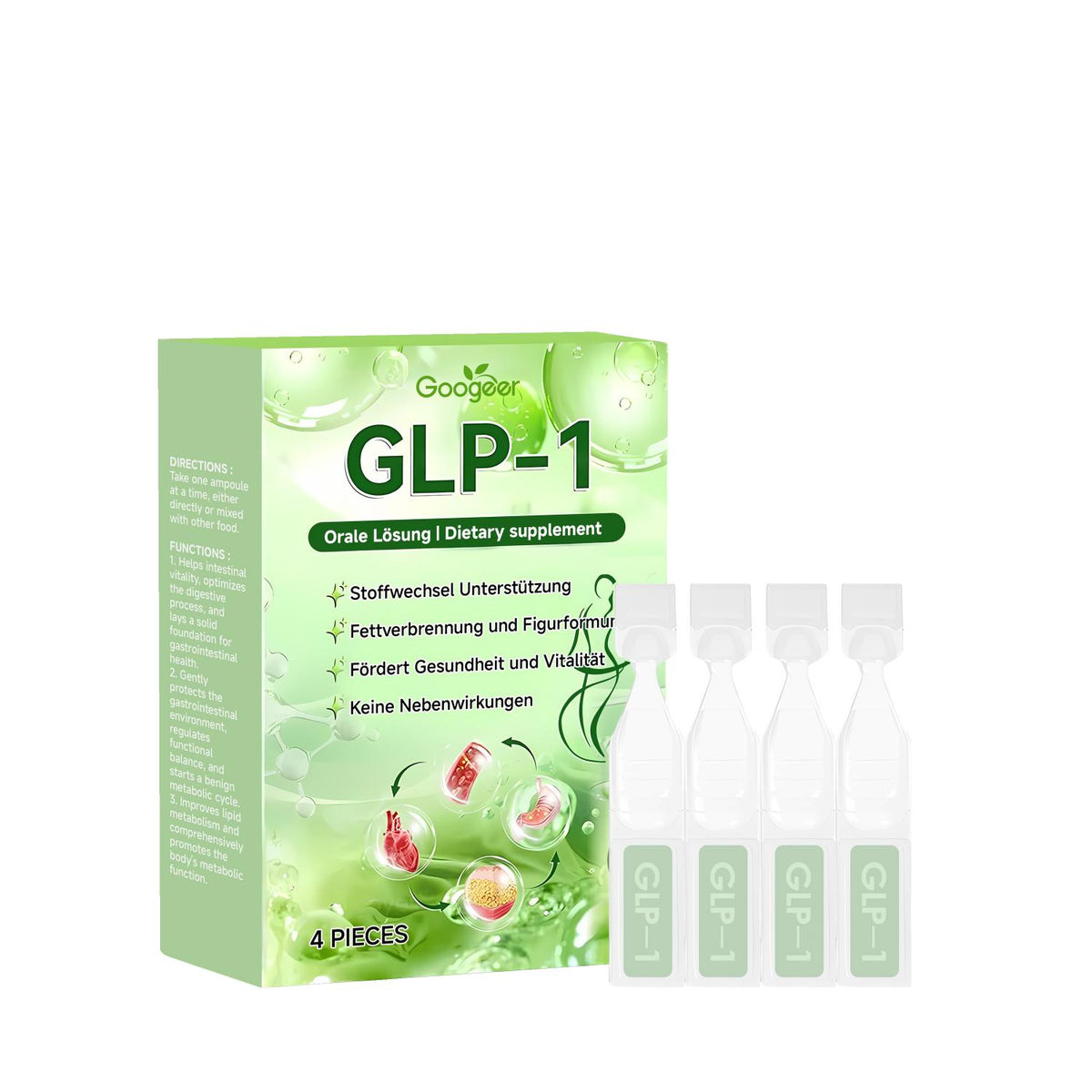 Body Shaping Dietary Supplement Drops - 4 Pieces