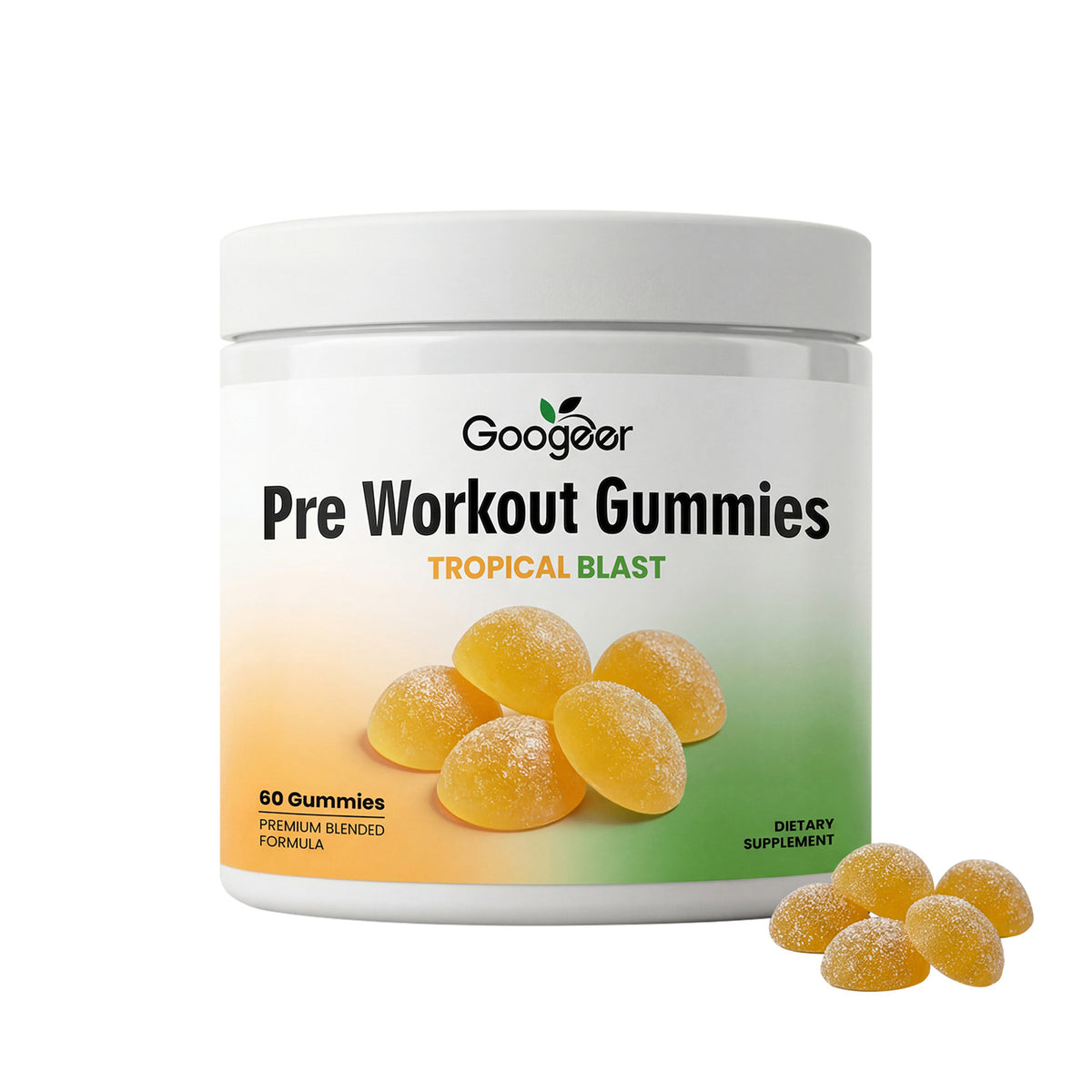 Pre-Workout Gummies - 60 Count