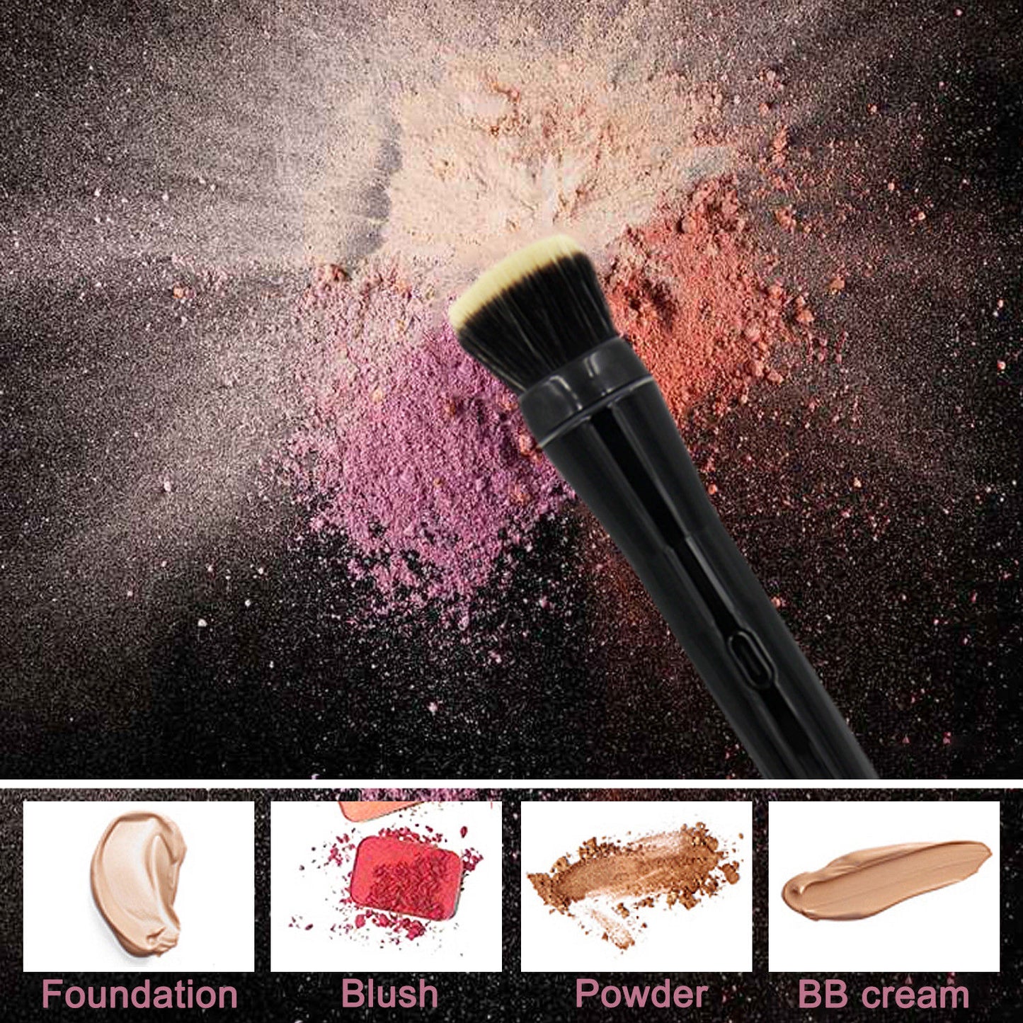 Electrical 360 Rotating Makeup Brush - Personal Care Appliance