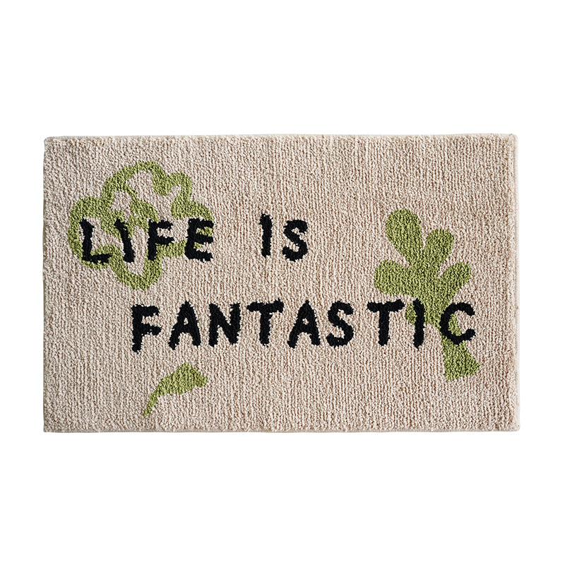 Washable Door Mat for Foot Traffic - Anti-Slip Carpet for Foyer