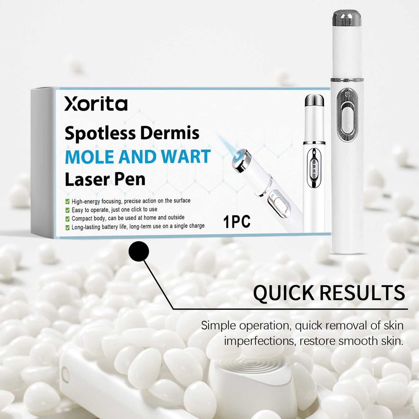 Face Skin Care Laser Pen - Portable Skin Treatment Device
