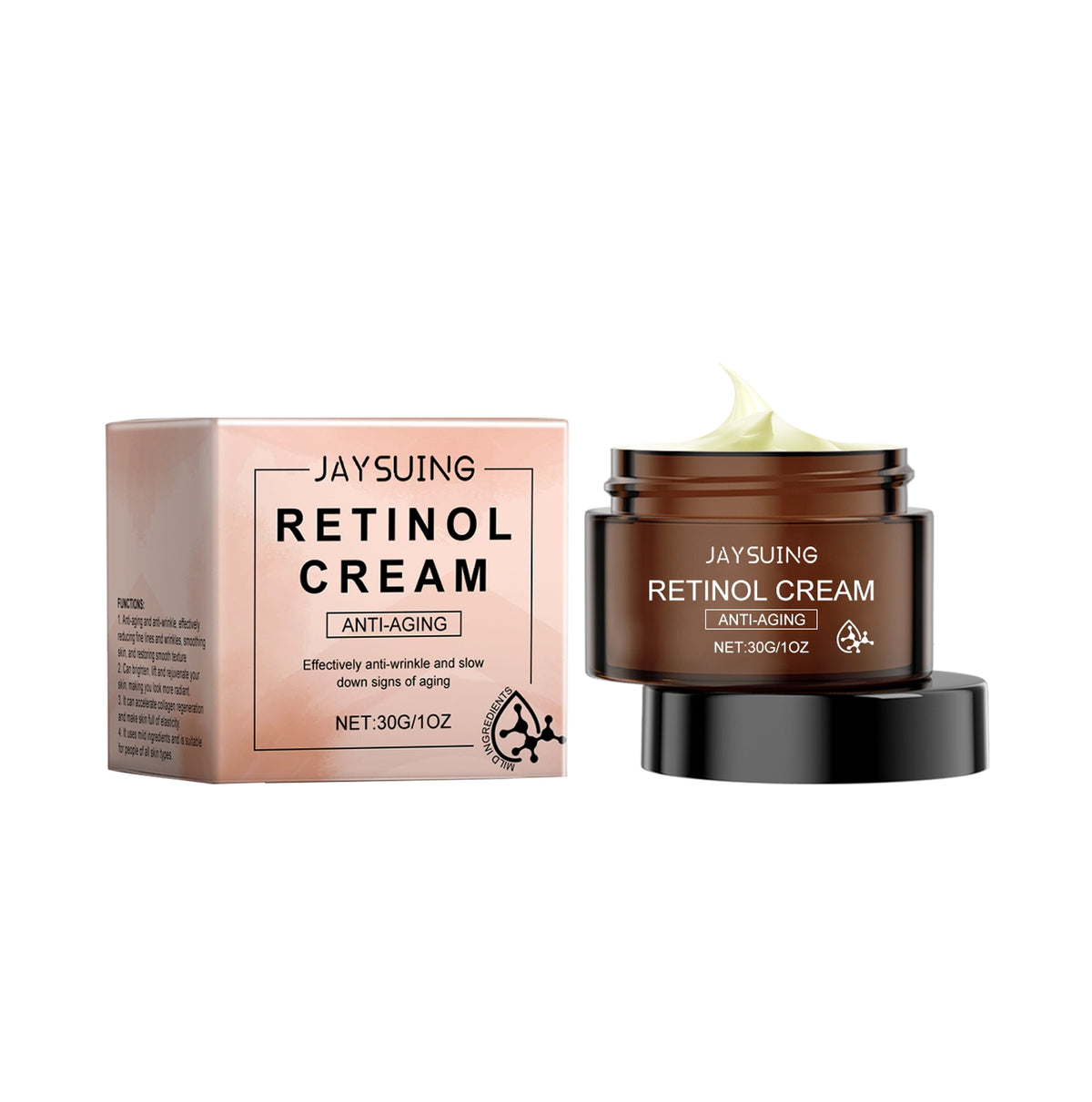 Retinol Moisturizing Face Cream for Anti-Aging & Wrinkle Care - 30g