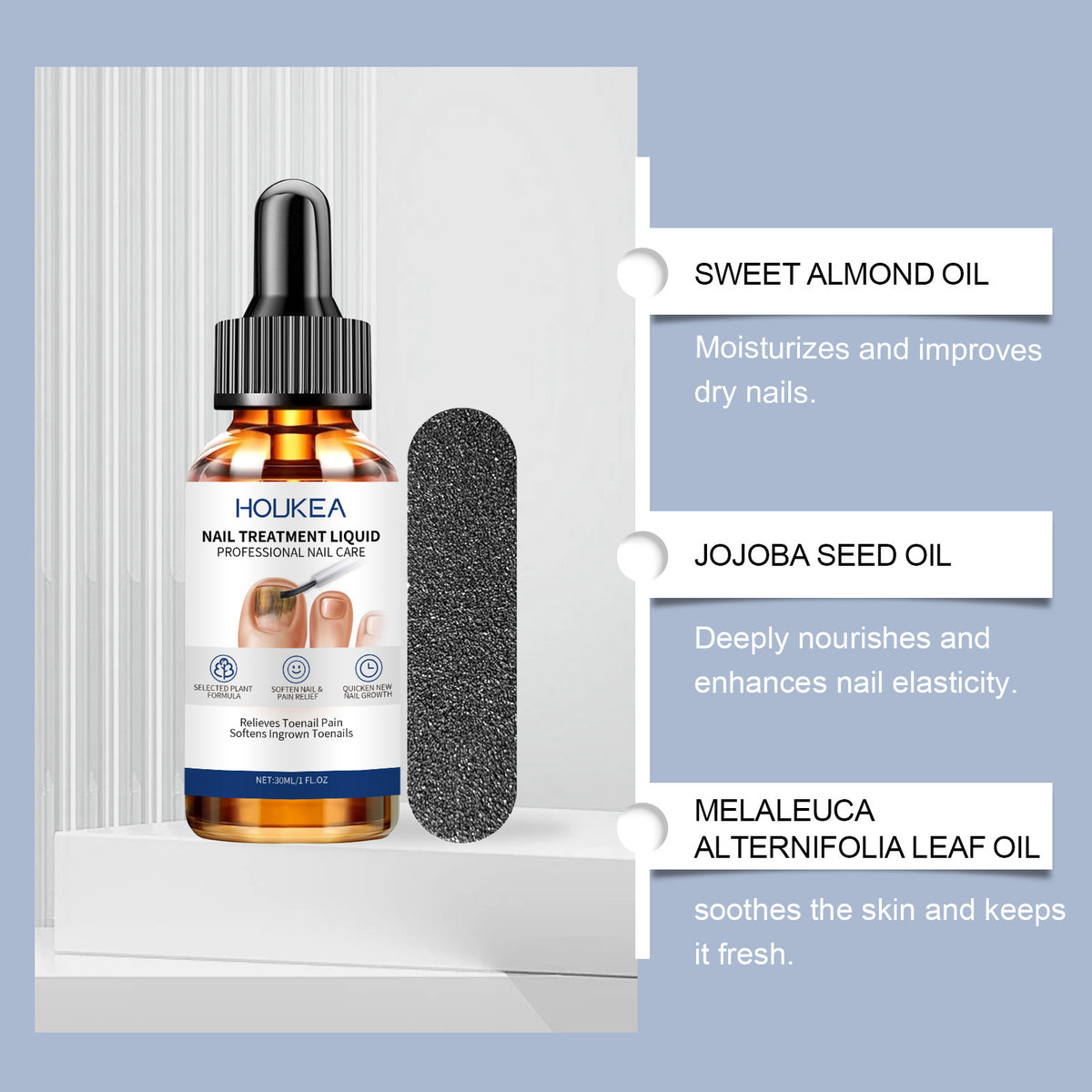 Gentle Moisturizing Repair Glossy Care Bright Soft Nail Face Nutrient