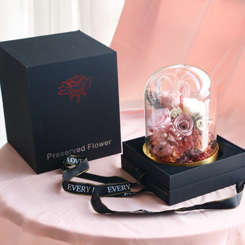Valentine's Day Preserved Heart-Shaped Flower Gift for Special Occasions
