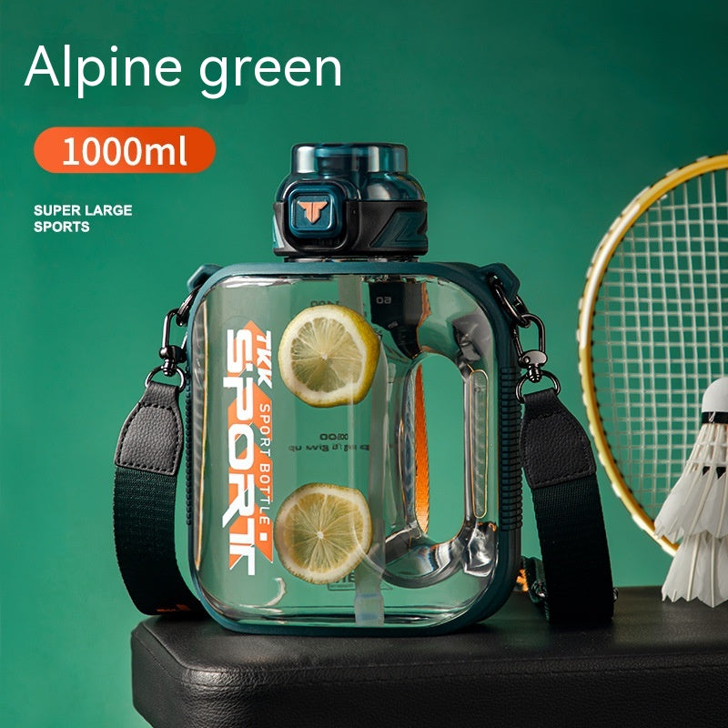 Large Capacity Water Bottle for Outdoor Sports - High Temperature Resistant, Portable Barrel