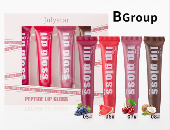 Fruit Flavored Lip Oil Set - Hydrating Lip Glaze & Moisturizing Lip Care