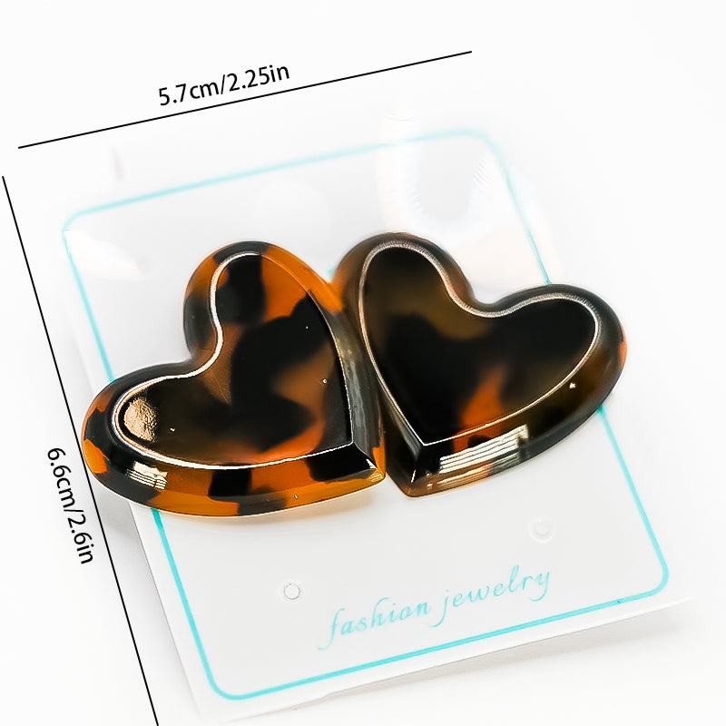 Vintage Heart Earrings - Elegant Jewelry Accessory
