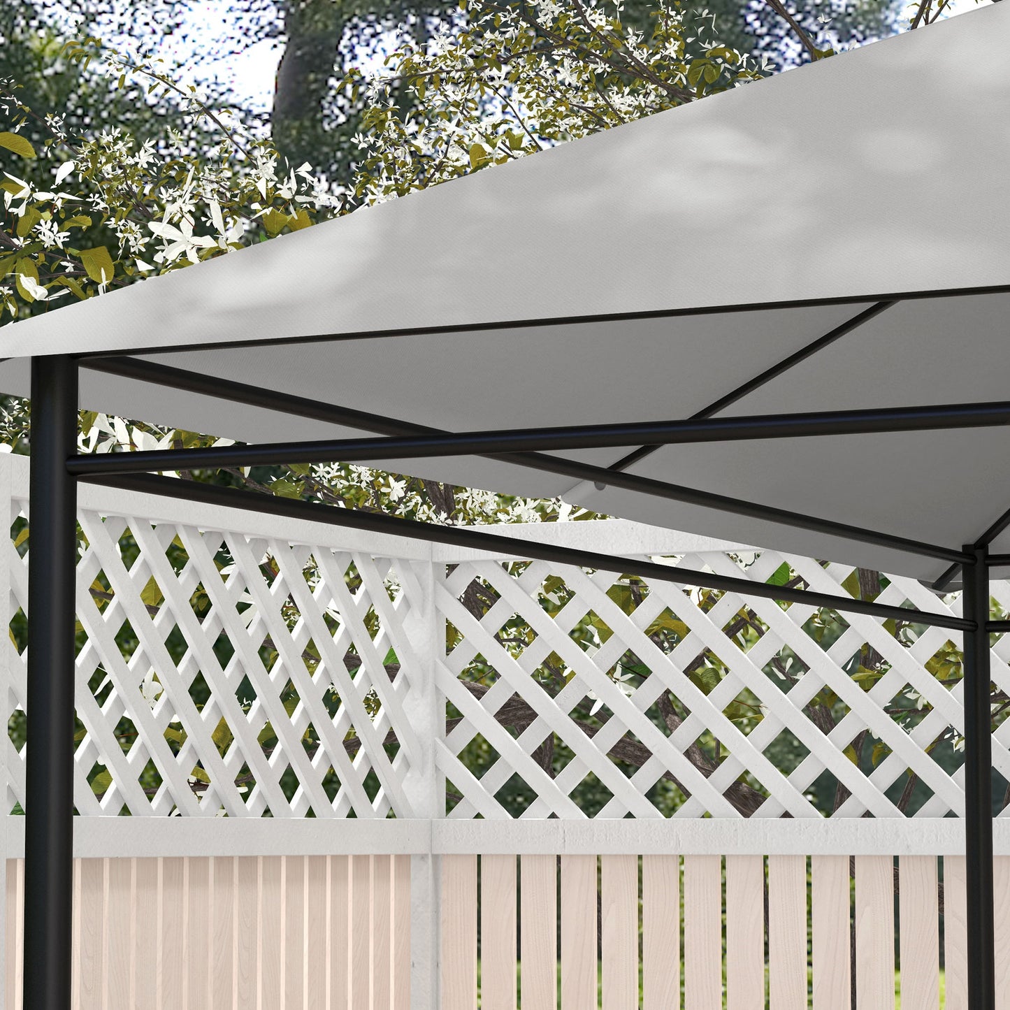Replacement Canopy for 10' x 13' Gazebo - Light Gray