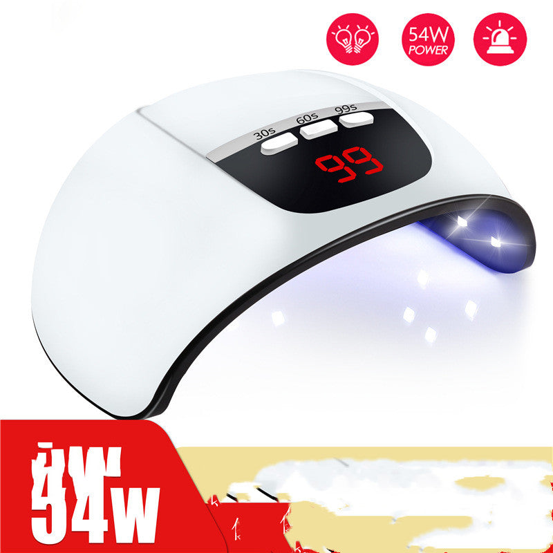 54W Dual Light Source UV Nail Lamp - Intelligent Painless Gel Curing