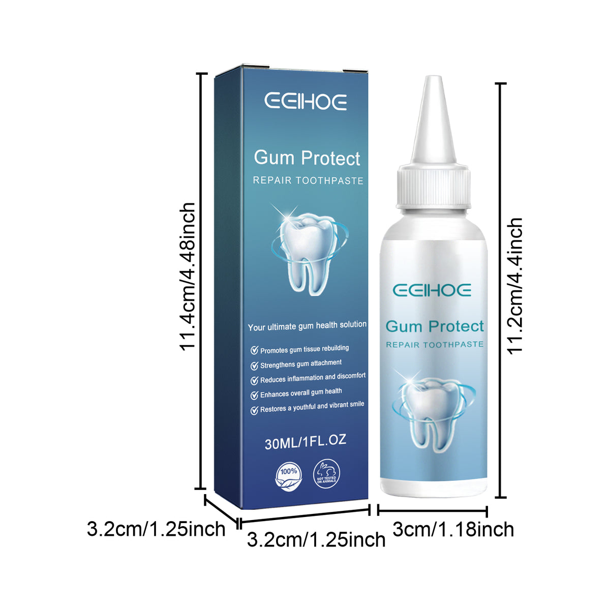 Gum Care Toothpaste 30ml - Oral Hygiene, Fresh Breath & Gum Health