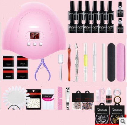 Nail Gel Polish Set Kit for Manicure UV DIY Art 36W - Multiple Colors