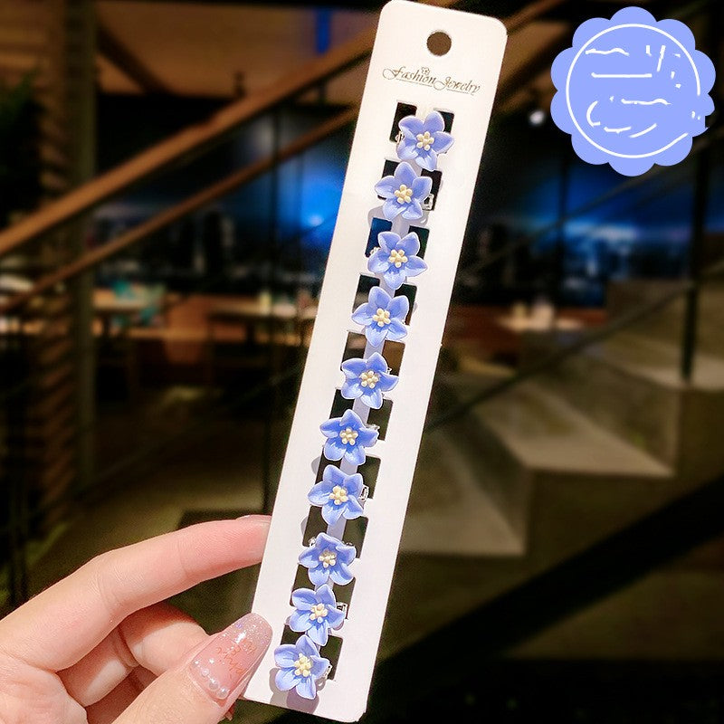 Flower Hair Clips for Girls - 10 Pack