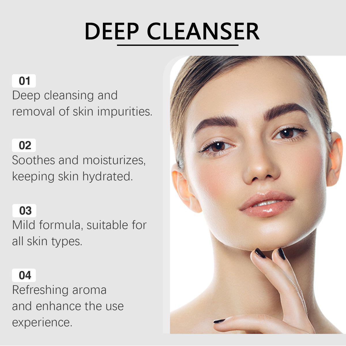 Facial Cleansing Cream for Dry & Sensitive Skin - 100g