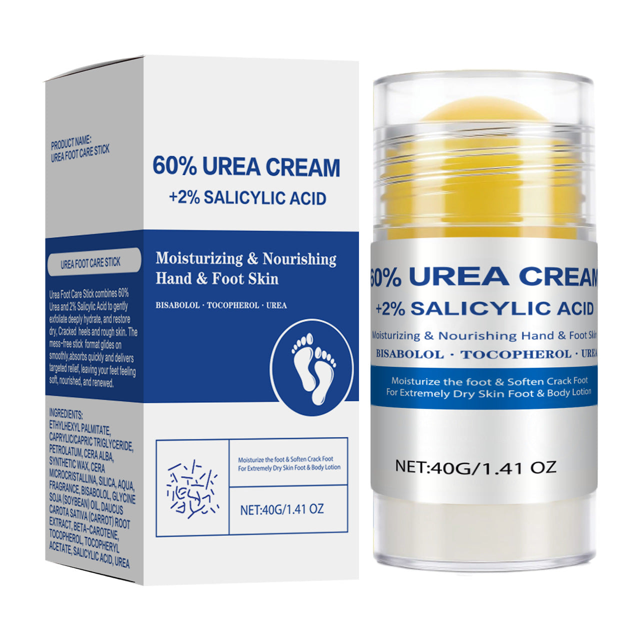 Foot Cream for Crack Relief and Moisturizing - Repairing Heel Softener