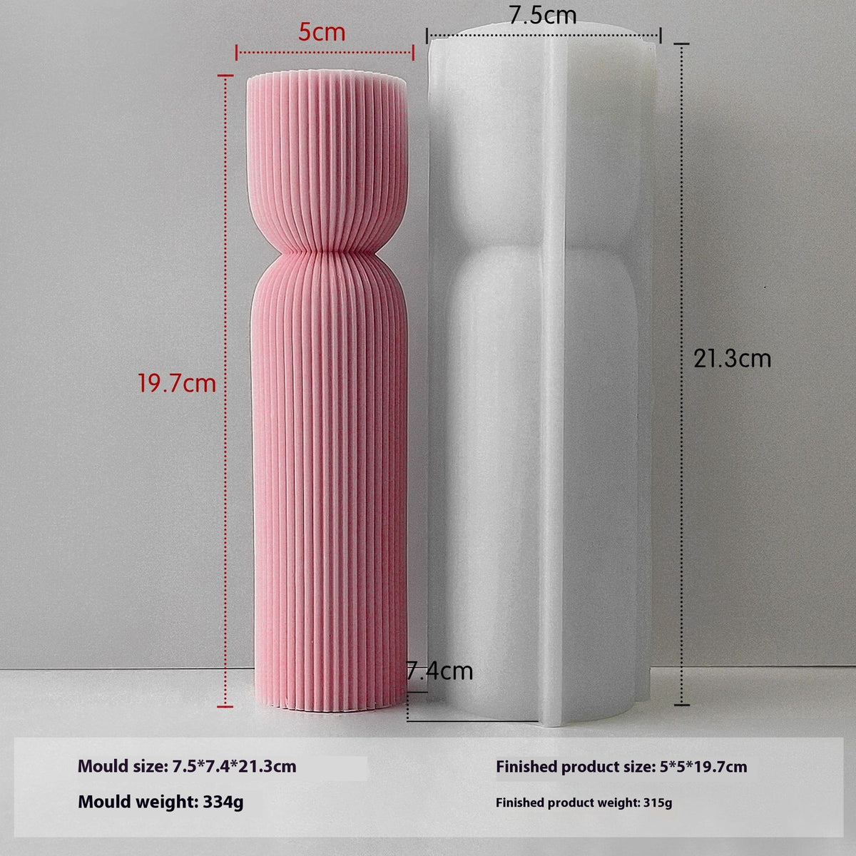 Silicone Mold for Aromatherapy Candles & Crafting - Multiple Shapes & Sizes