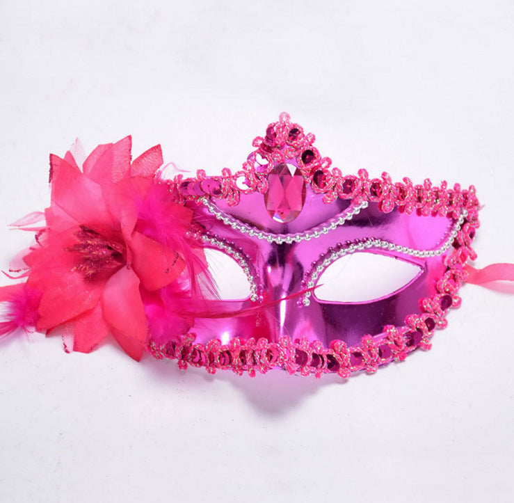 Halloween Princess Mask for Parties and Costumes - Multiple Colors Available