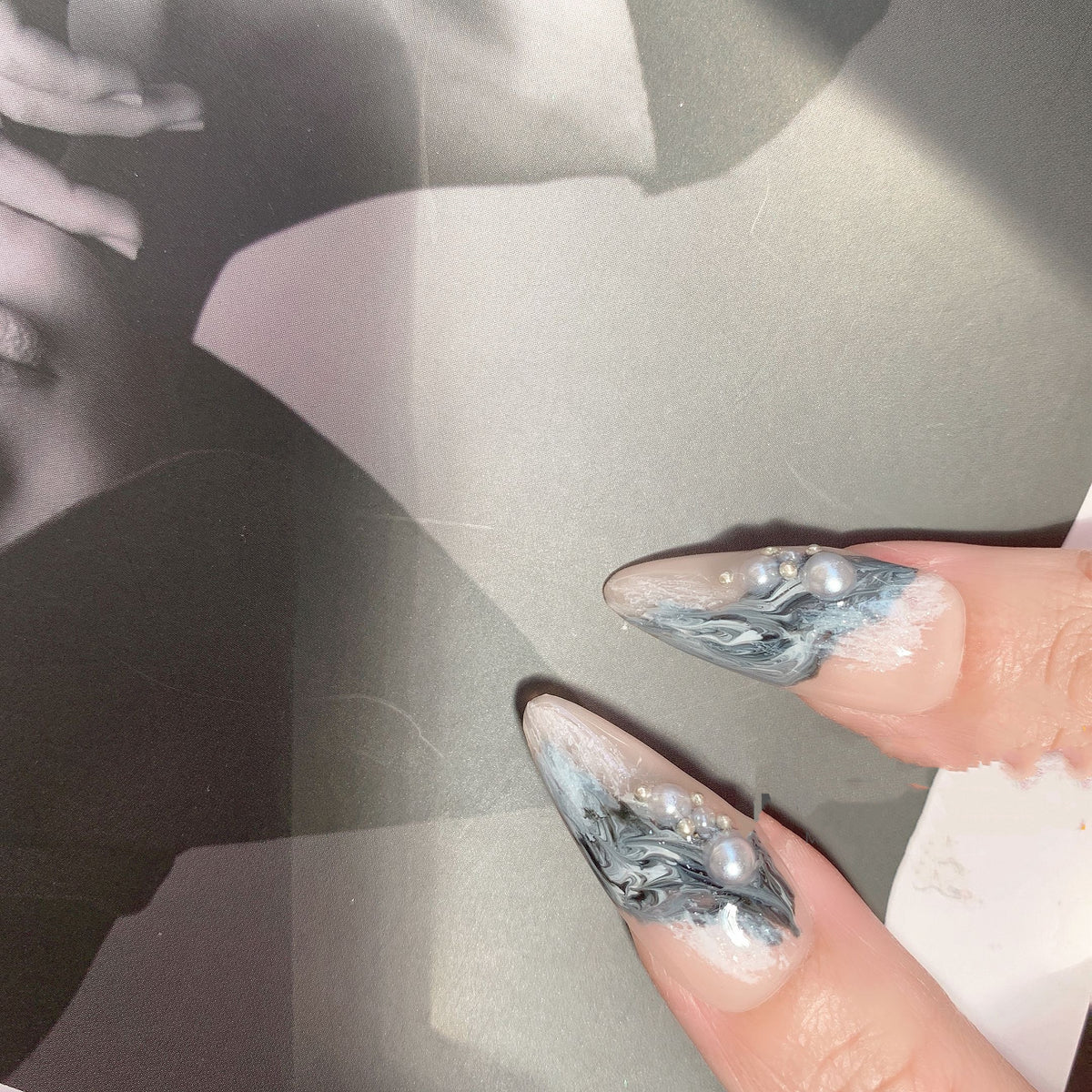 Nude Transparent Wearable Nail Art Patch Set