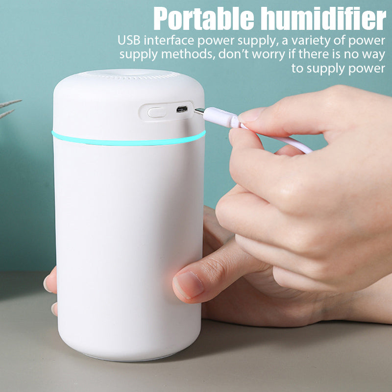 Portable Rechargeable Aromatherapy Car Humidifier - Silent Multi-Color Compact