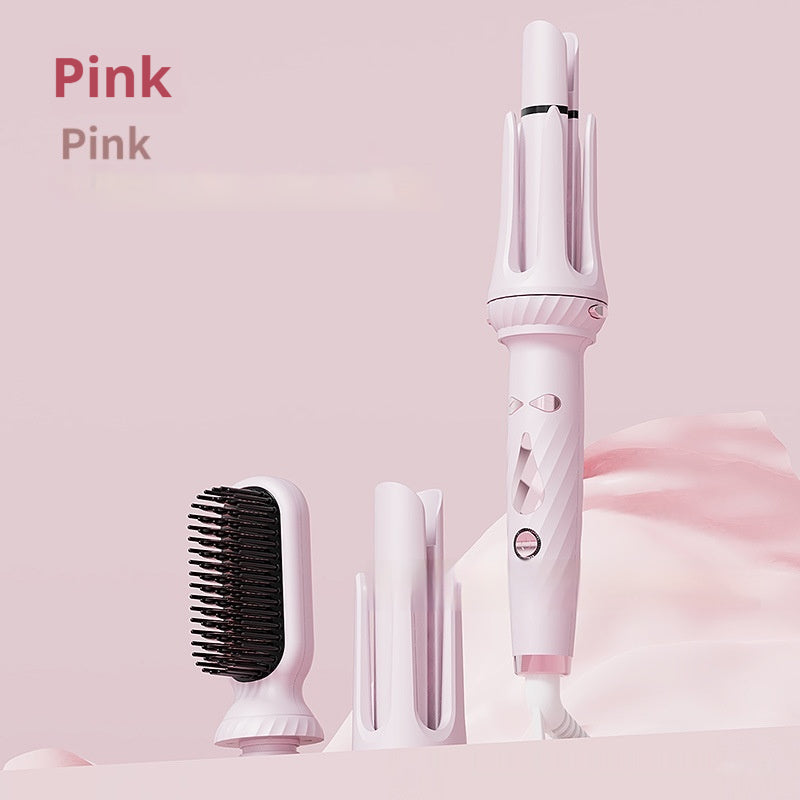 3-in-1 Automatic Hair Curler and Straightener - Wireless, Color Options